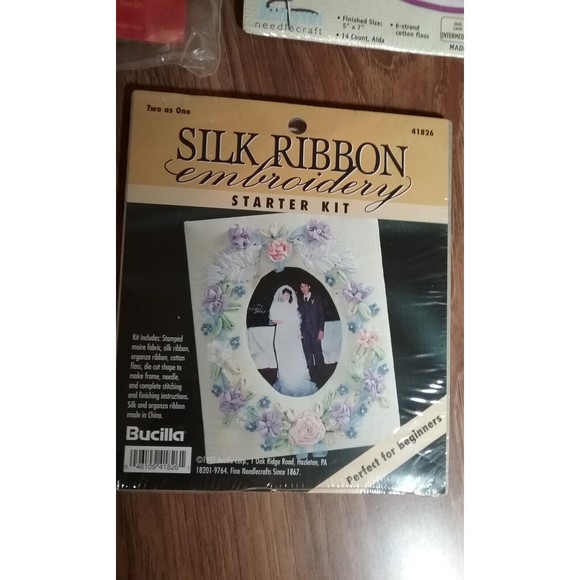 Vintage Cross Stitch Embroidery Kits Varies lot of 5 NIP - Picture 5 of 12